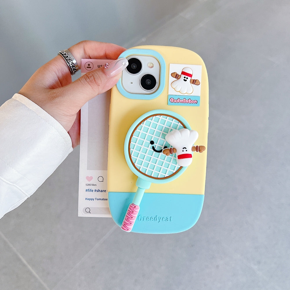 Unique Tennis Silicone Phone Case