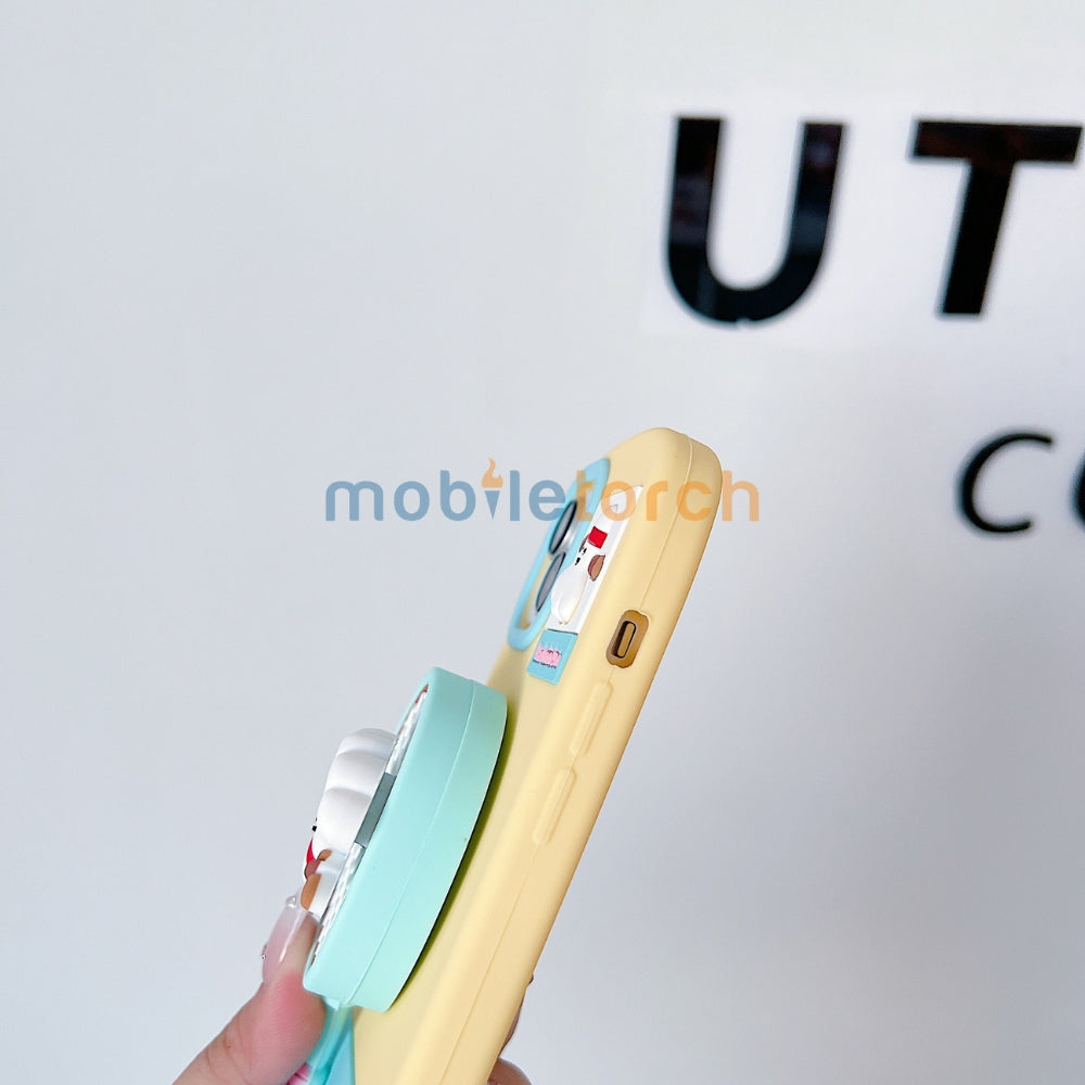 Unique Tennis Silicone Soft Phone Case | Mobile Cover - iPhone 15 Pro Max