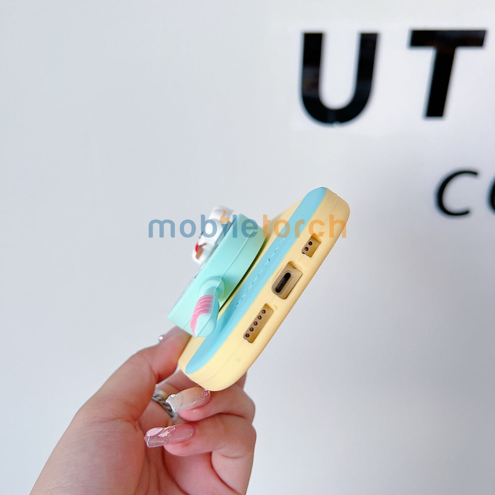 Unique Tennis Silicone Soft Phone Case | Mobile Cover - iPhone 15 Pro Max