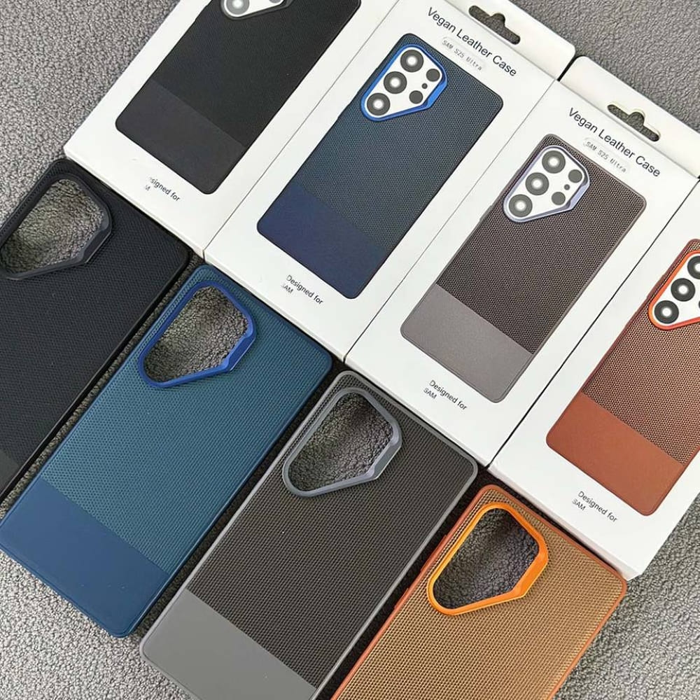 Vegan Leather Metro Weave Phone Case