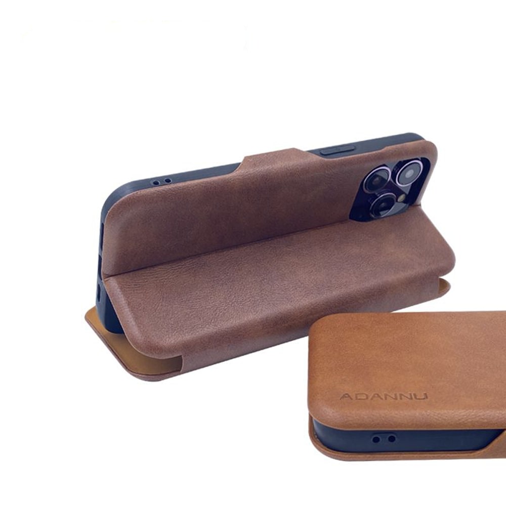 Vintage Leather Magnetic Flip Case with Card Slot - Samsung S22 Ultra