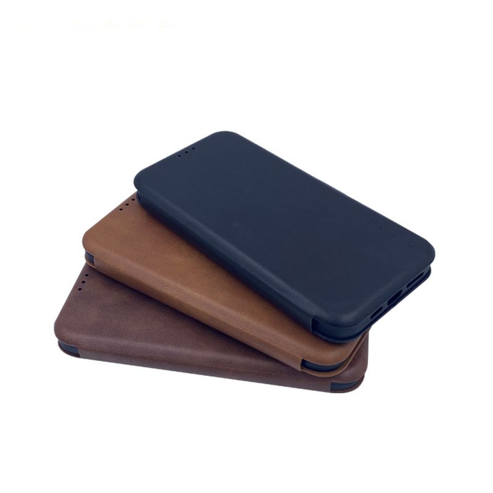 Vintage Leather Magnetic Flip Case with Card Slot - MI Note 12 Pro