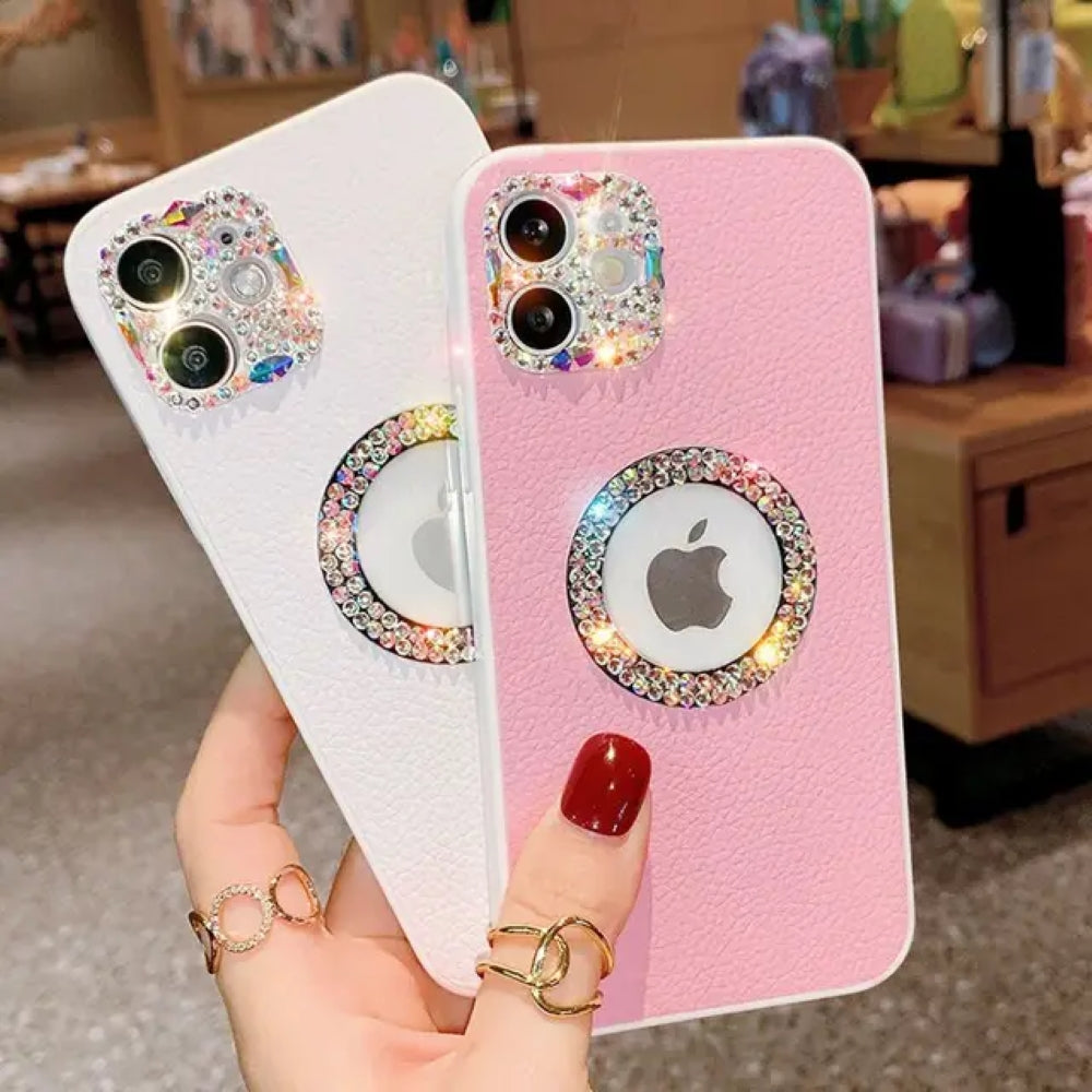 Women Diamond Camera Lens Protection Cover - iPhone 7