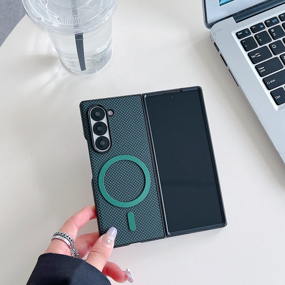 Carbon Grid Pattern Magsafe Phone Case - Samsung Z Series