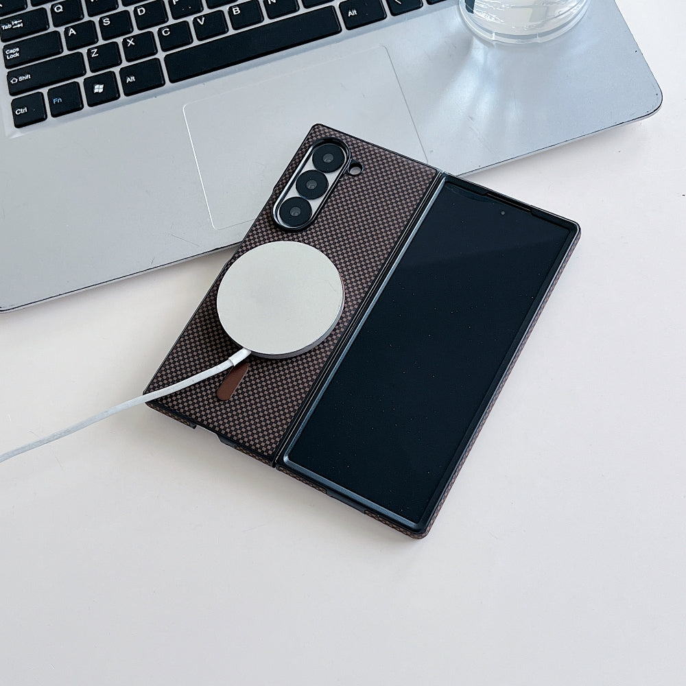 Carbon Grid Pattern Magsafe Phone Case - Samsung Z Series