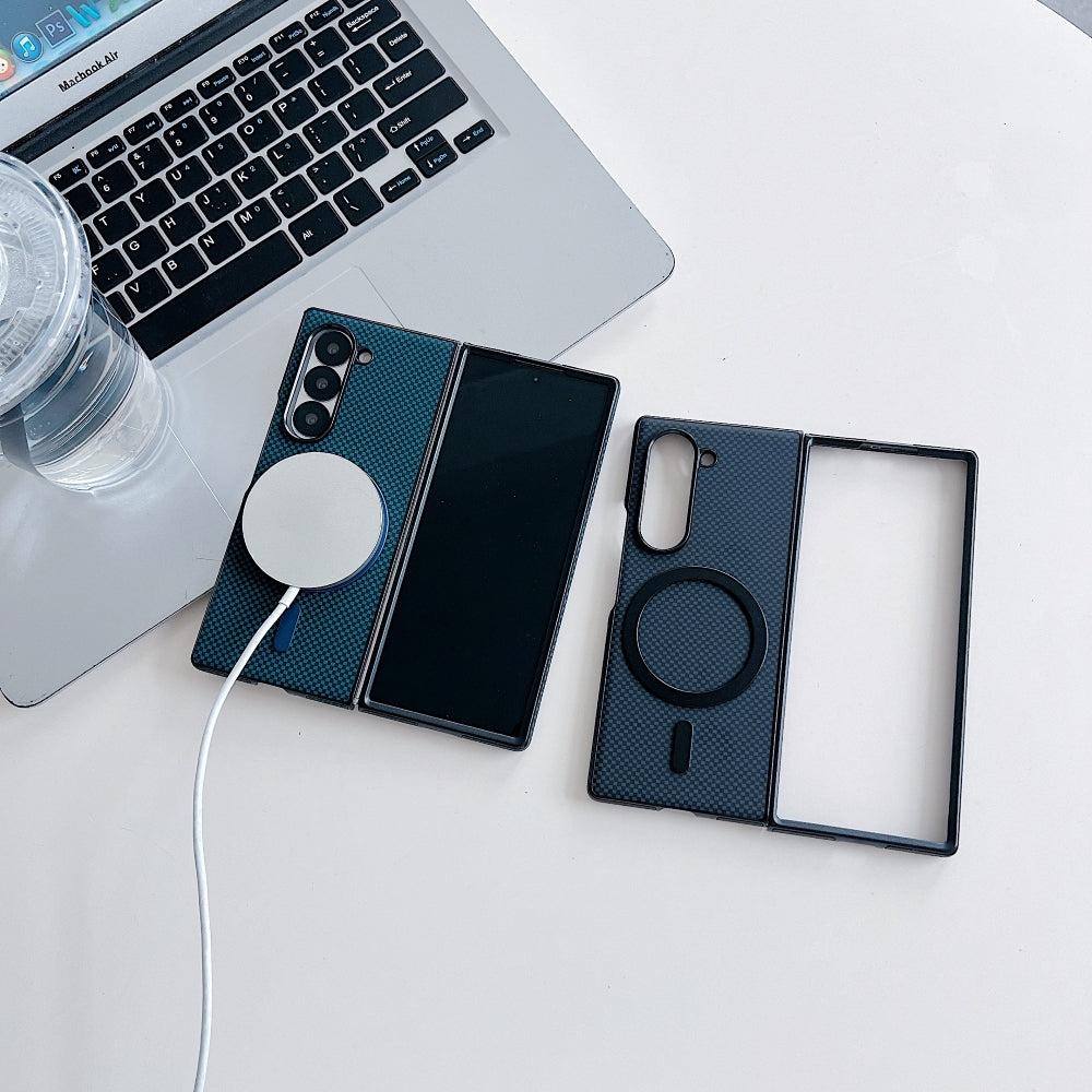 Carbon Grid Pattern Magsafe Phone Case - Samsung Z Series