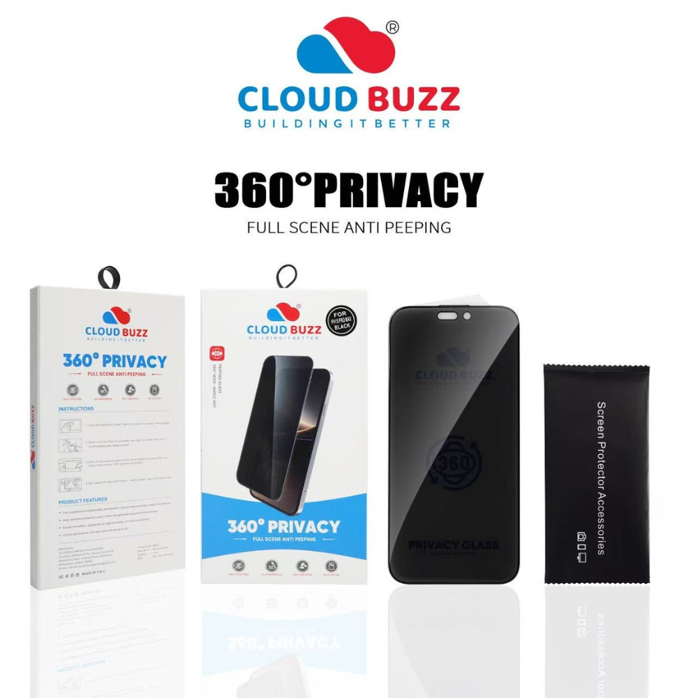 360 Degree Privacy Screen Protector | Tempered Glass | Anti-Spy Tempered Glass - iPhone Series