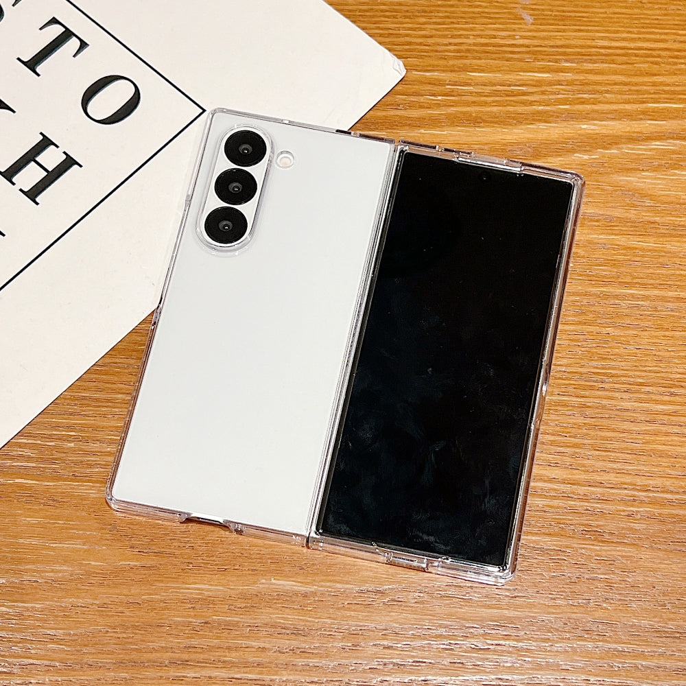 360 Transparent TPU (Soft) | PC (Hard) Phone Case - Samsung Z Fold 6