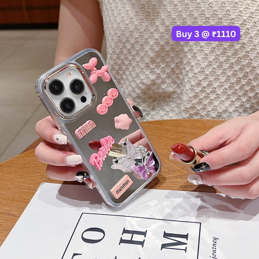 3D Creative Toy Graphic Mirror Phone Case - OnePlus Nord CE 4 Lite
