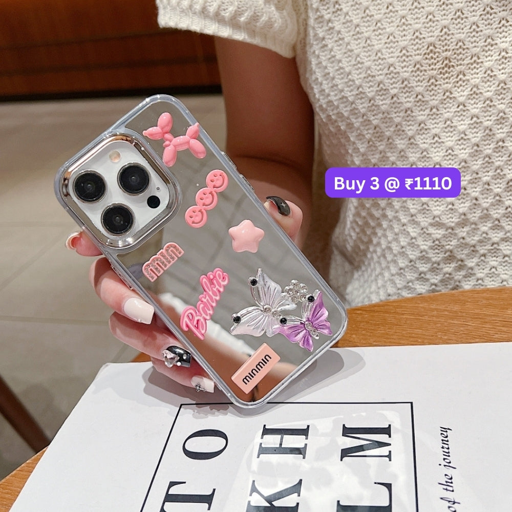 3D Creative Toy Graphic Mirror Phone Case - OnePlus Nord CE 4 Lite