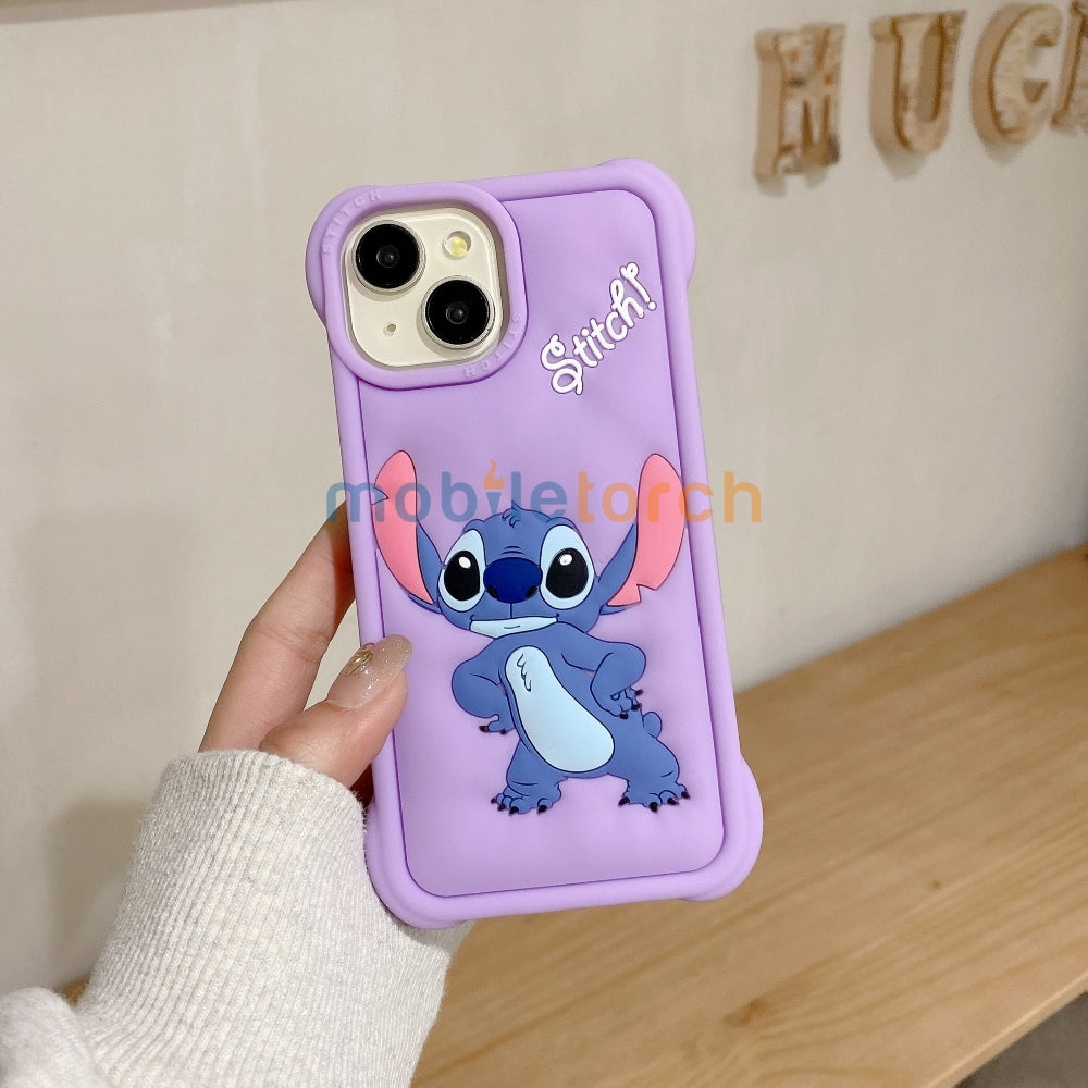 3D Fun Cartoon Silicone Soft Protective Phone Case - iPhone 14 Pro