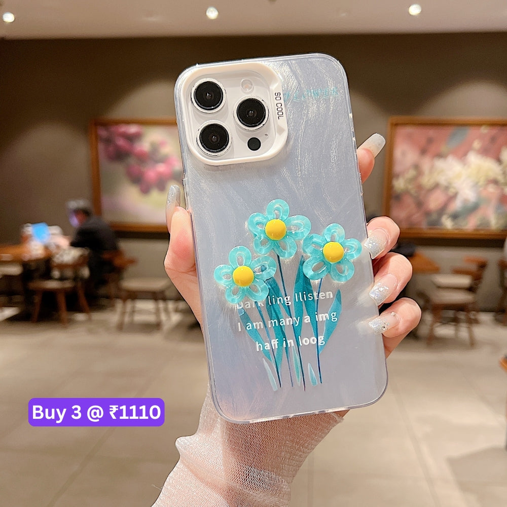 3D Oil Painting Flower Colorful Phone Case - Vivo Y200