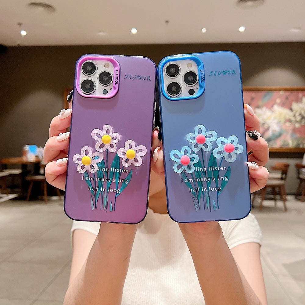 3D Oil Painting Flower Colorful Phone Case - Oppo Reno 12 Pro (5G)