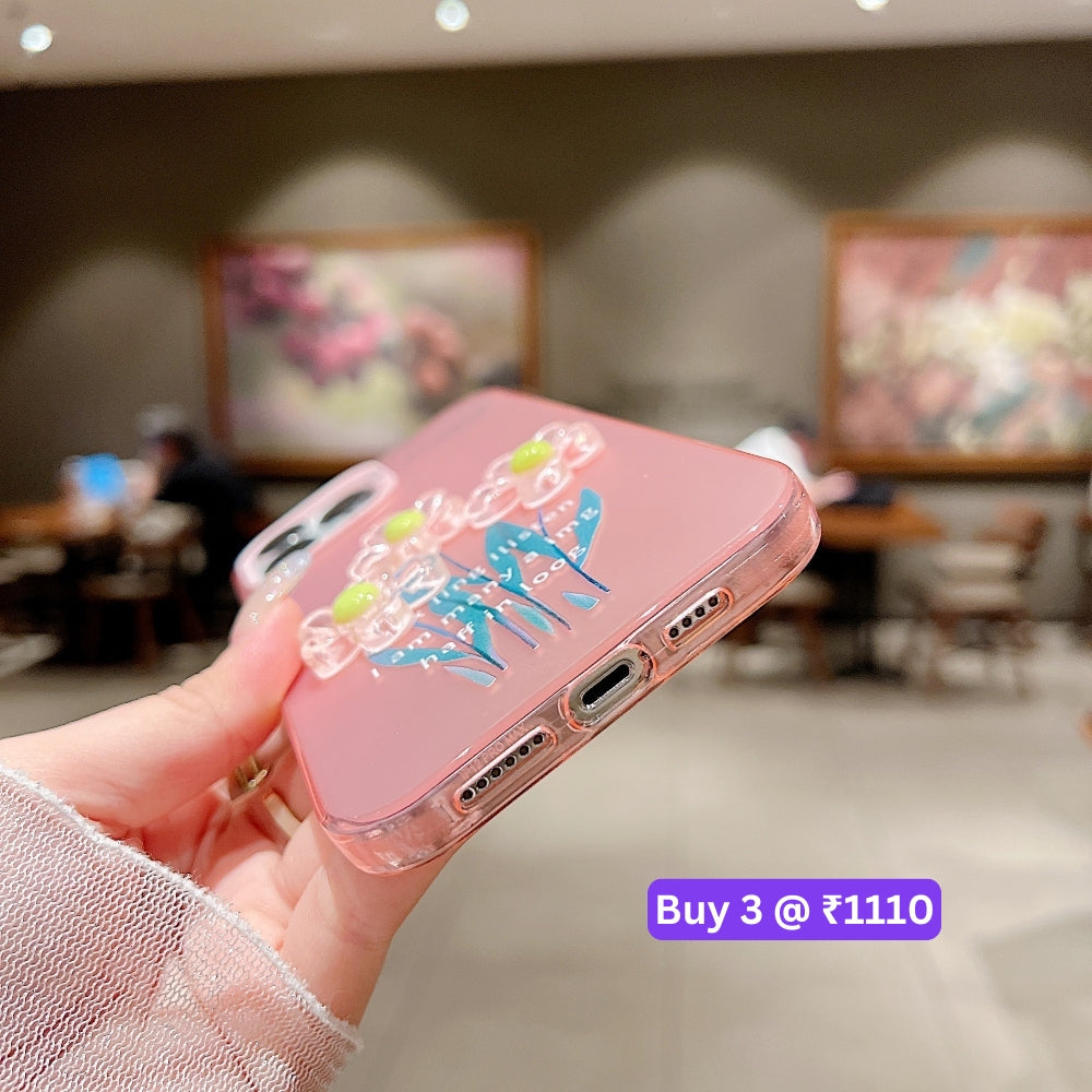 3D Oil Painting Flower Colorful Phone Case - Vivo Y200