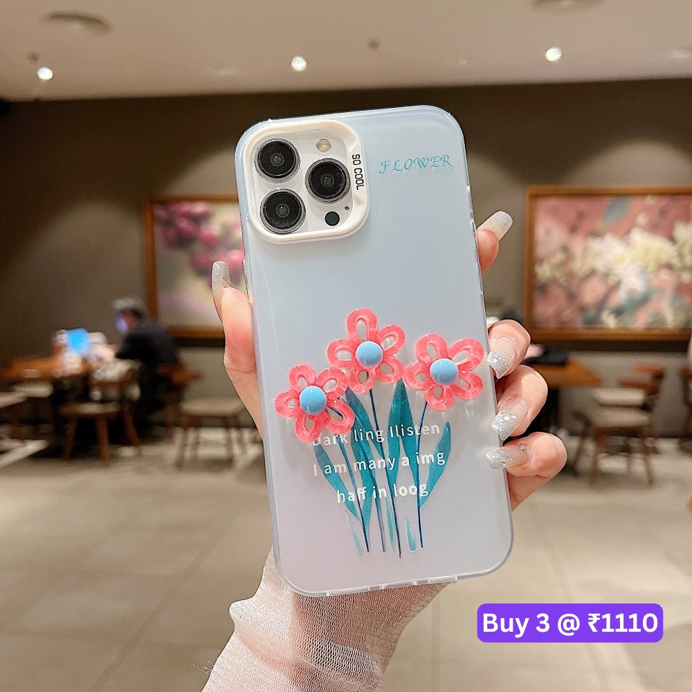 3D Oil Painting Flower Colorful Phone Case - Vivo Y200