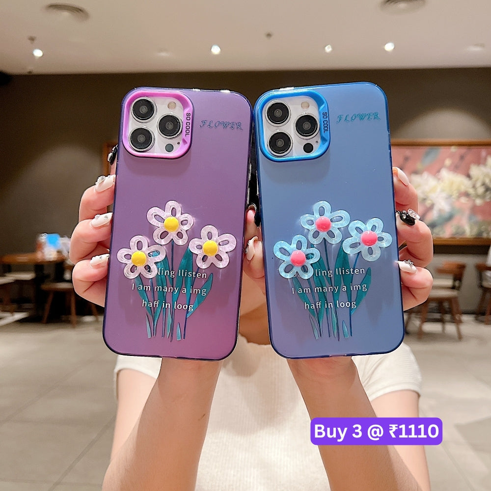 3D Oil Painting Flower Colorful Phone Case - Vivo Y200