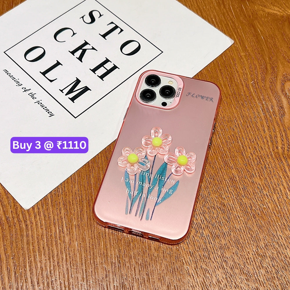 3D Oil Painting Flower Colorful Phone Case - Vivo Y200