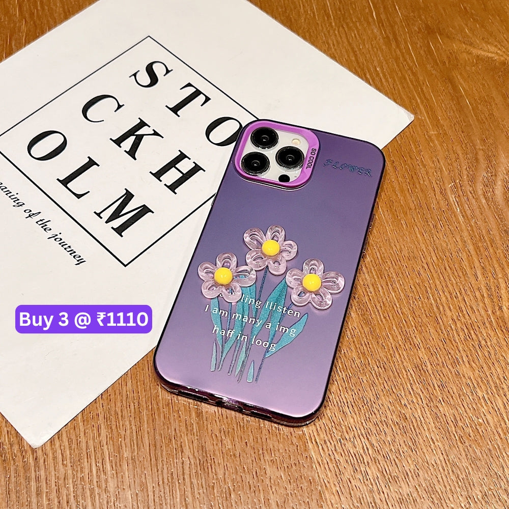 3D Oil Painting Flower Colorful Phone Case - Vivo Y200