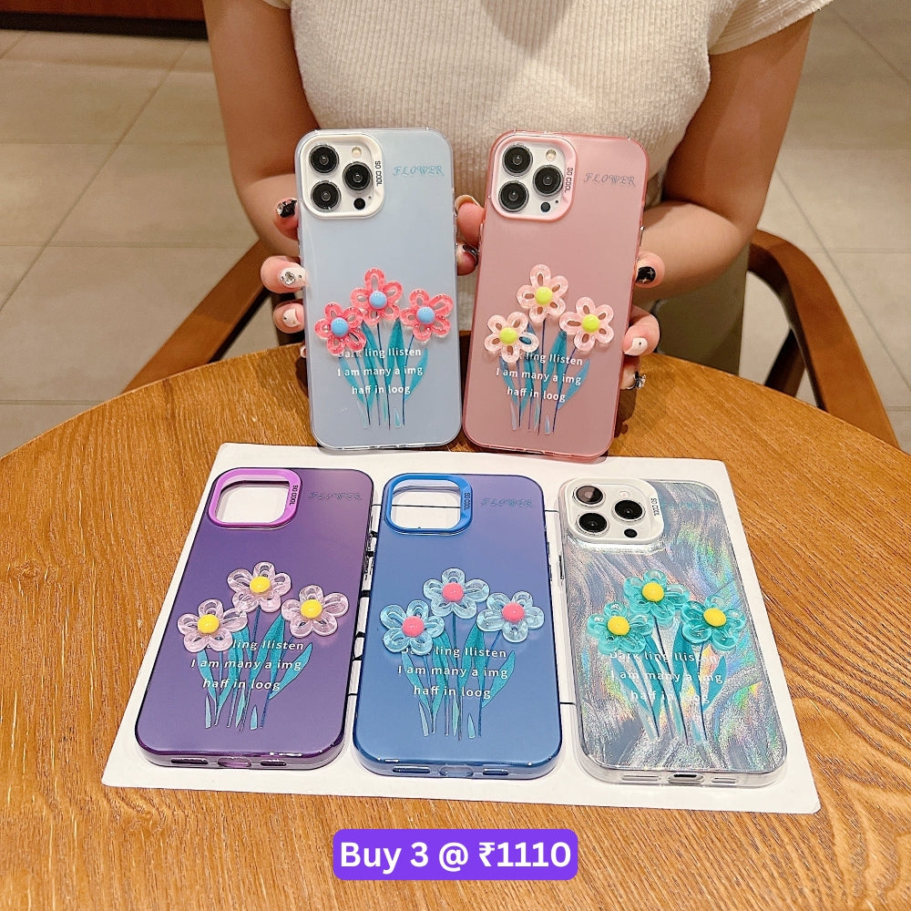 3D Oil Painting Flower Colorful Phone Case - Vivo Y200