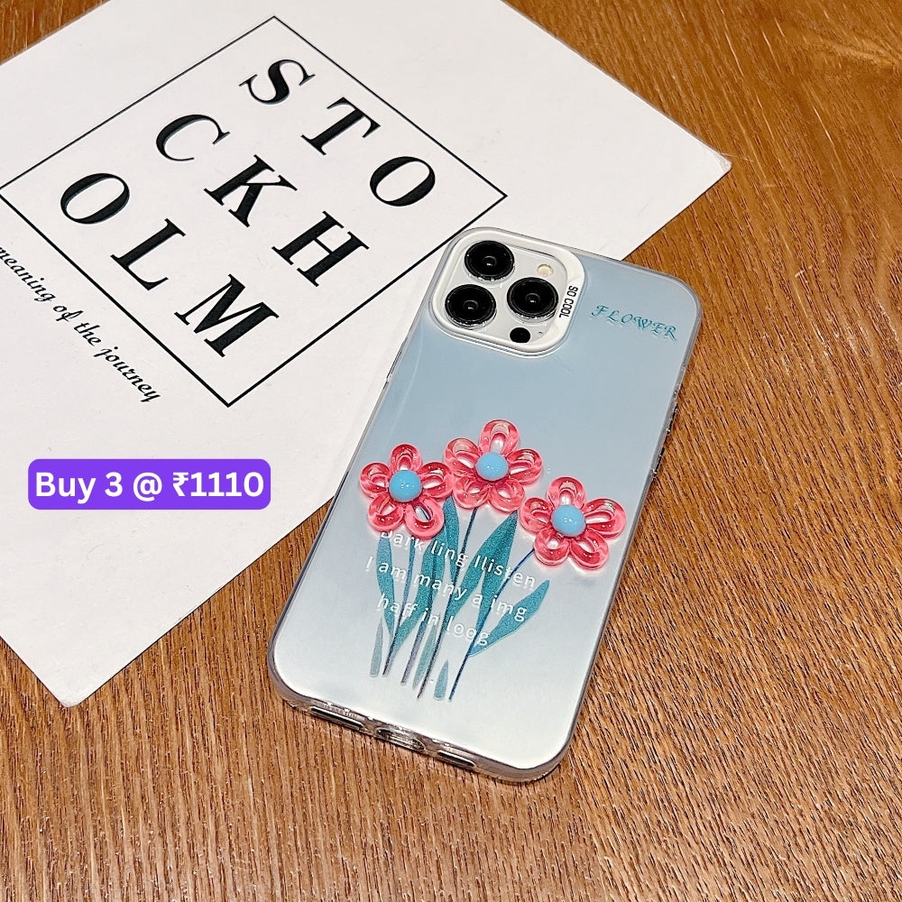 3D Oil Painting Flower Colorful Phone Case - Vivo Y200