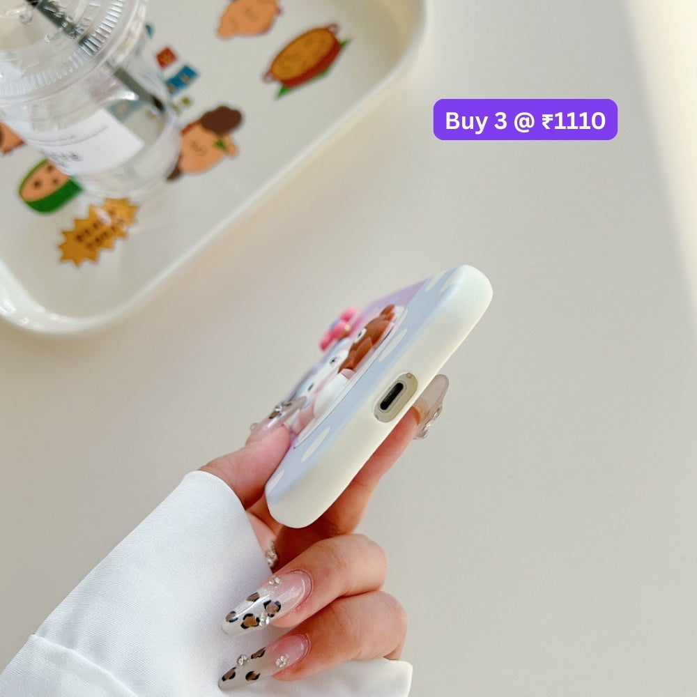 3D Spin Flower Silicone Soft Phone Case - Realme 11 Pro (5G)