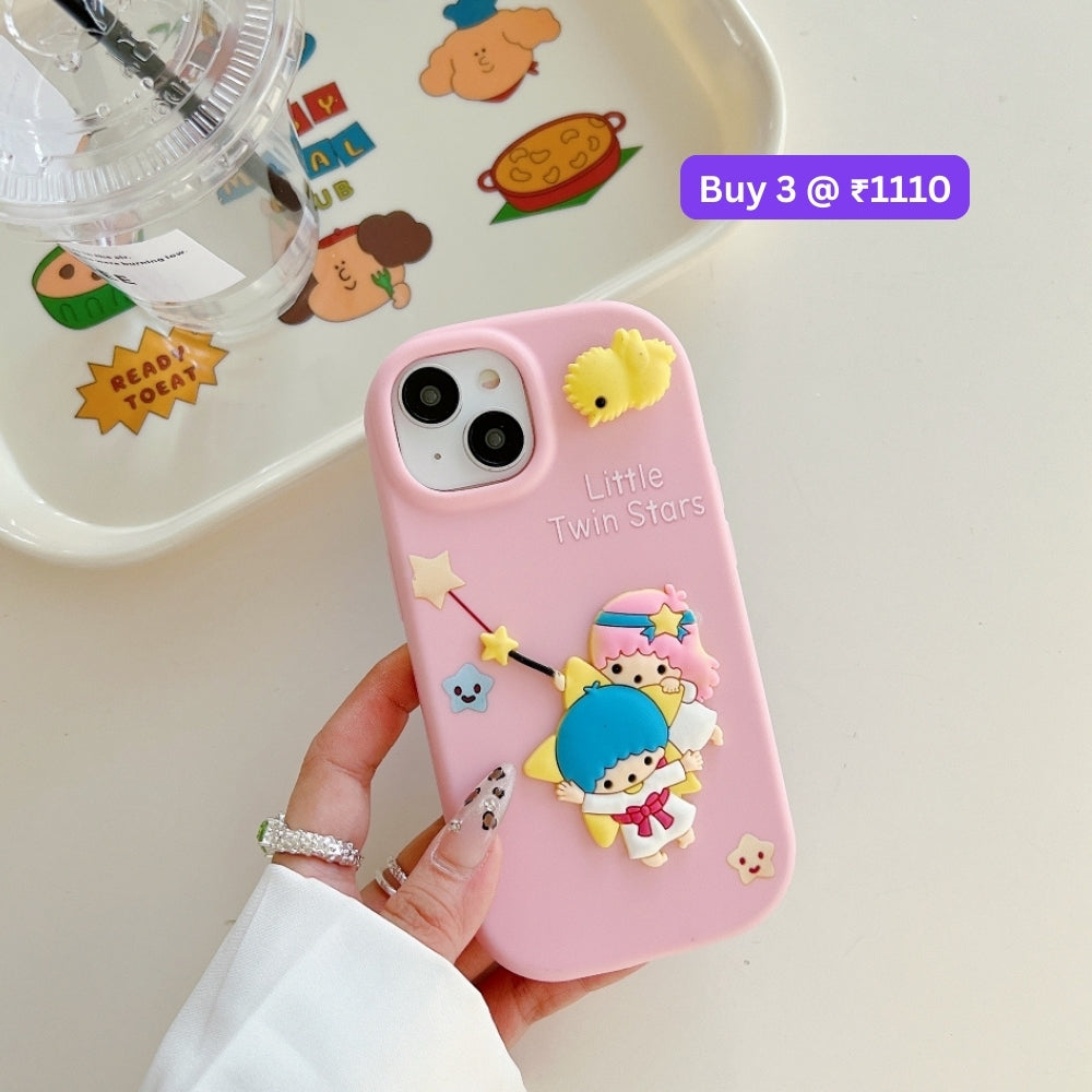 3D Spin Flower Silicone Soft Phone Case - Realme 11 Pro (5G)