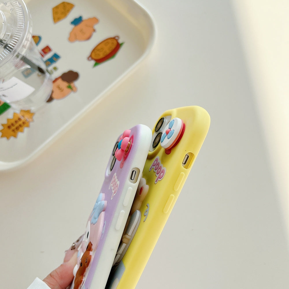 3D Spin Flower Silicone Soft Phone Case - OnePlus Nord CE 2 (5G)