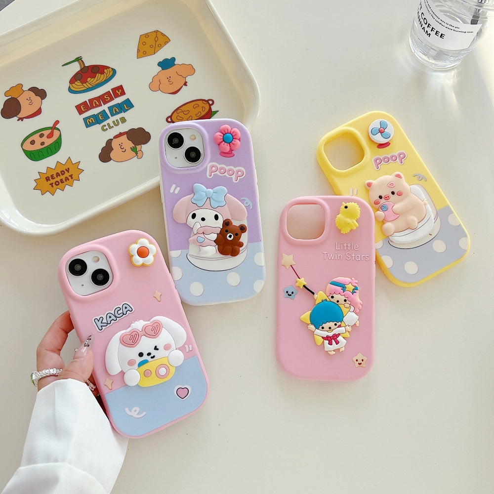 3D Spin Flower Silicone Soft Phone Case - OnePlus Nord CE 2 (5G)