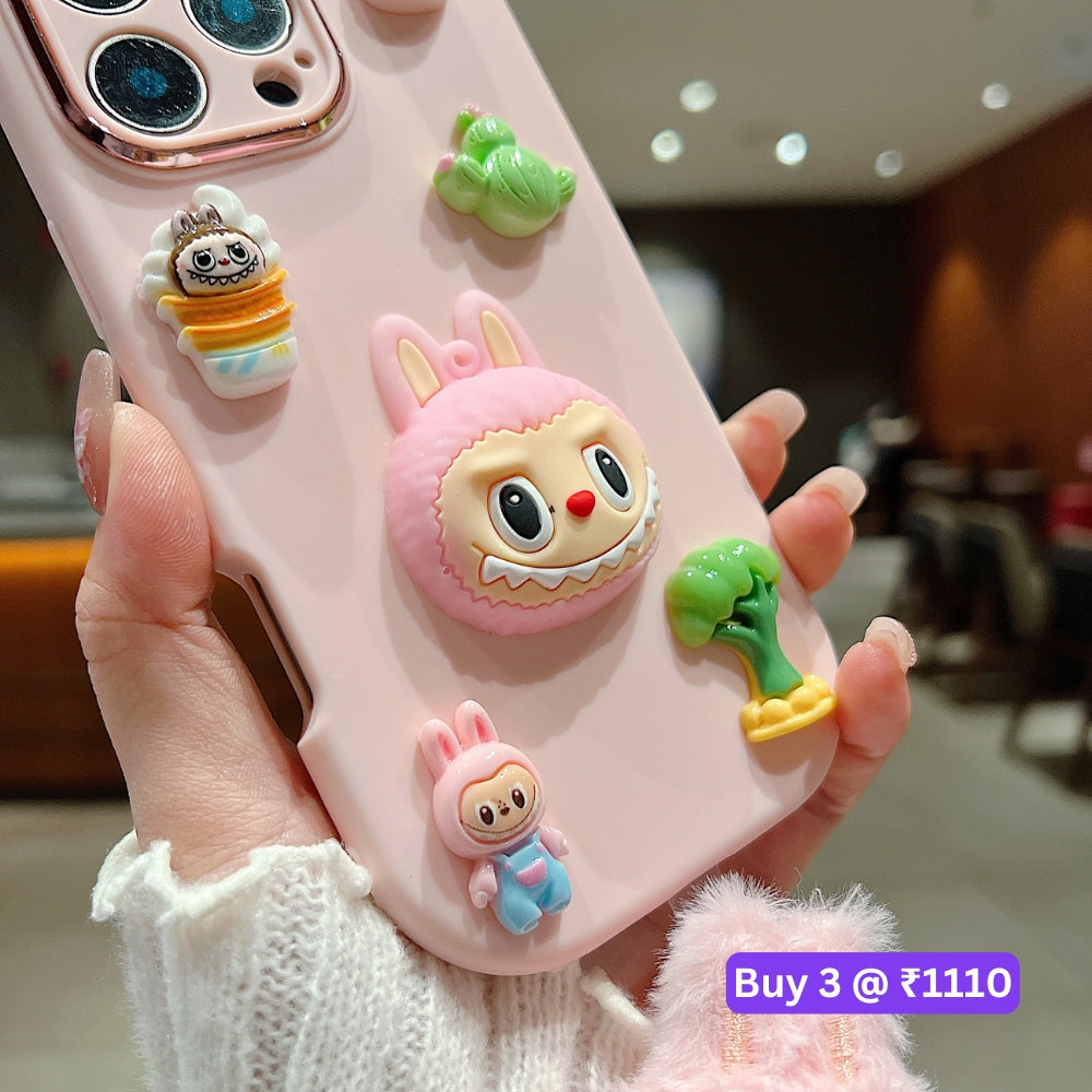 3D Toy Silicone Metal with Wrist Band Phone Case - Samsung S23