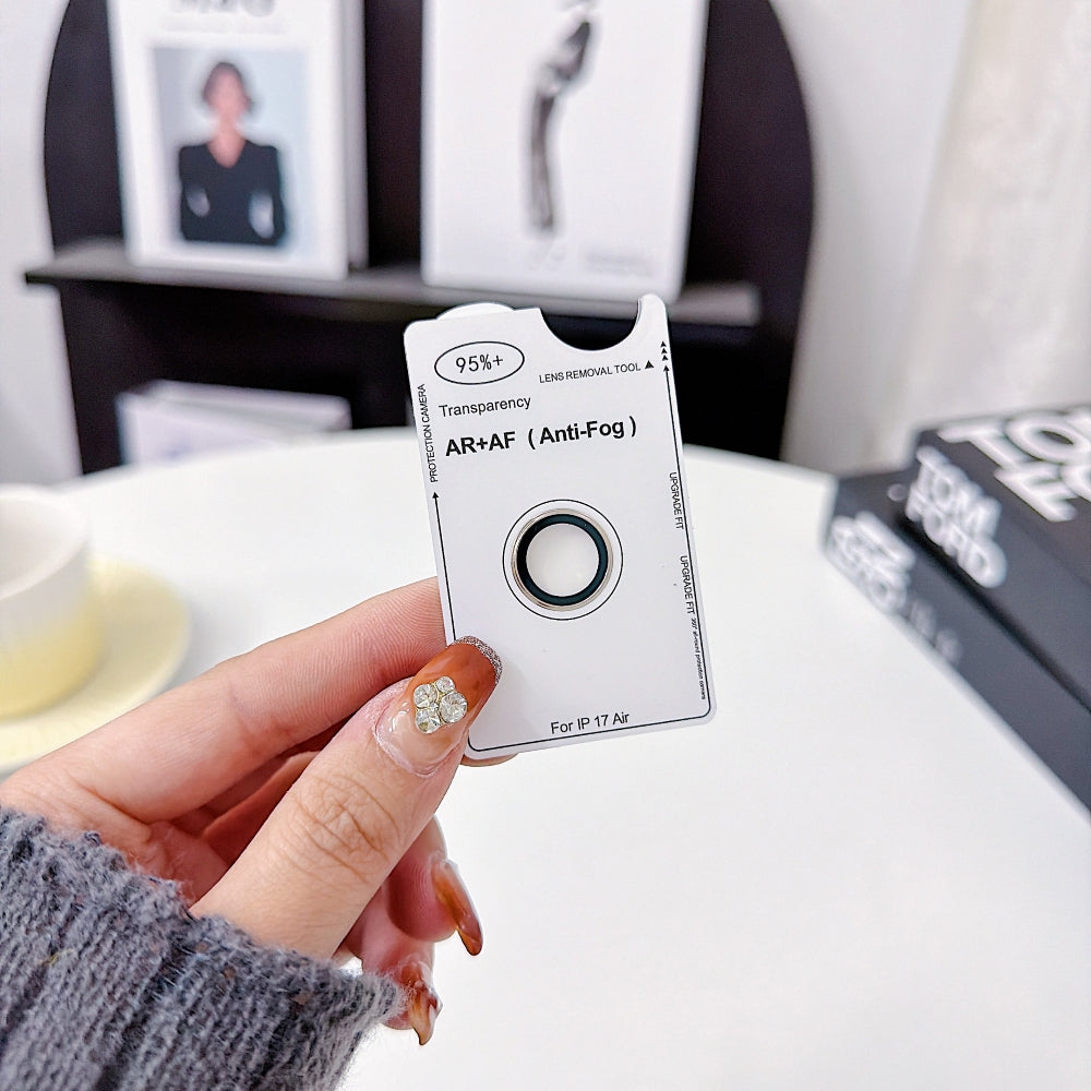 Camera Lens Protection Ring - iPhone Series AF+AF Anti-Reflection 3D Radian 9H Metal Aluminum Alloy