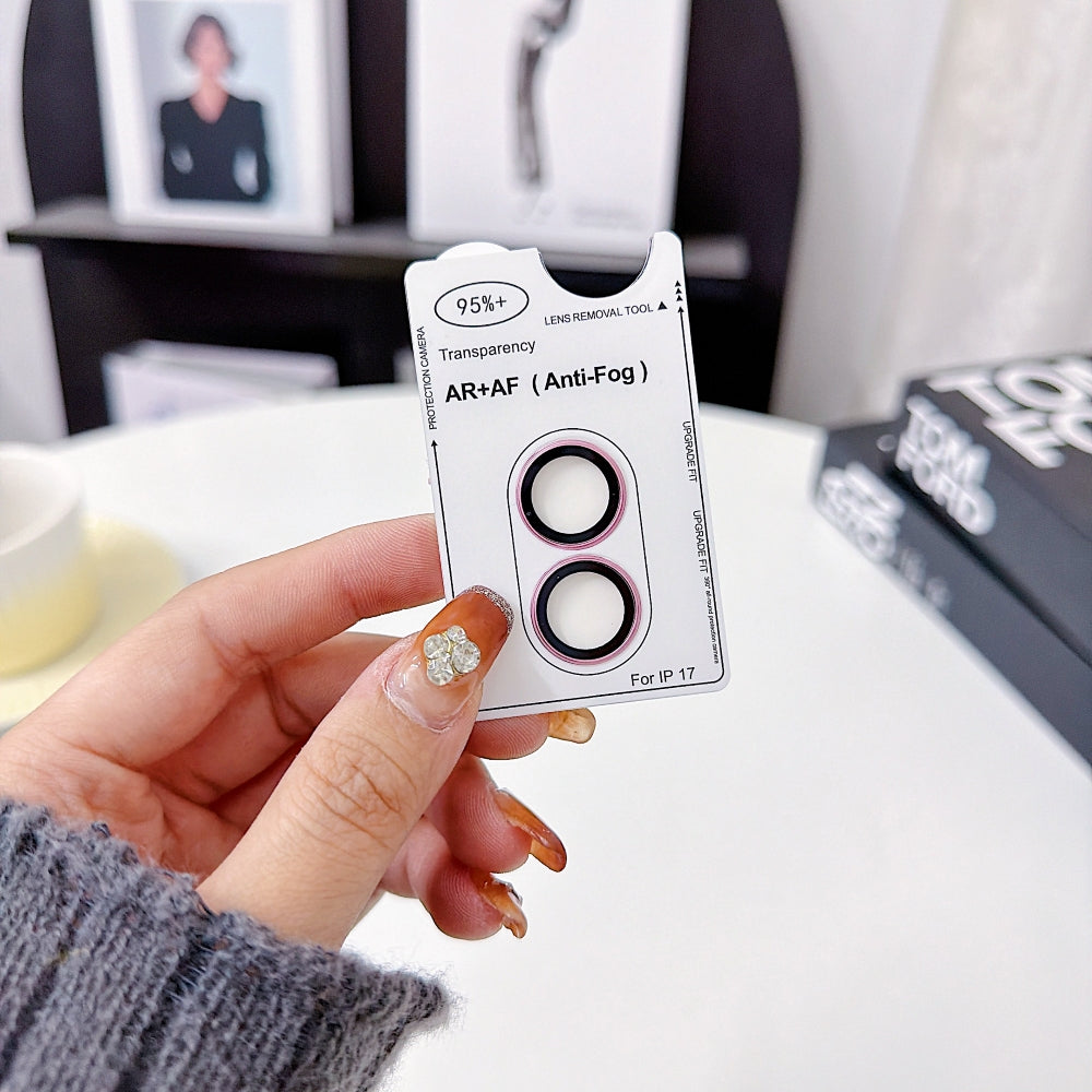 Camera Lens Protection Ring - iPhone Series AF+AF Anti-Reflection 3D Radian 9H Metal Aluminum Alloy