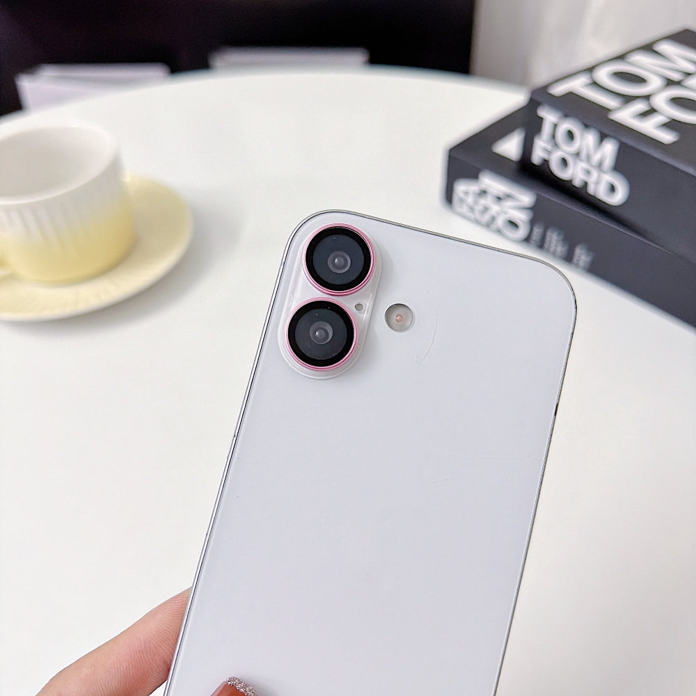 Camera Lens Protection Ring - iPhone Series AF+AF Anti-Reflection 3D Radian 9H Metal Aluminum Alloy