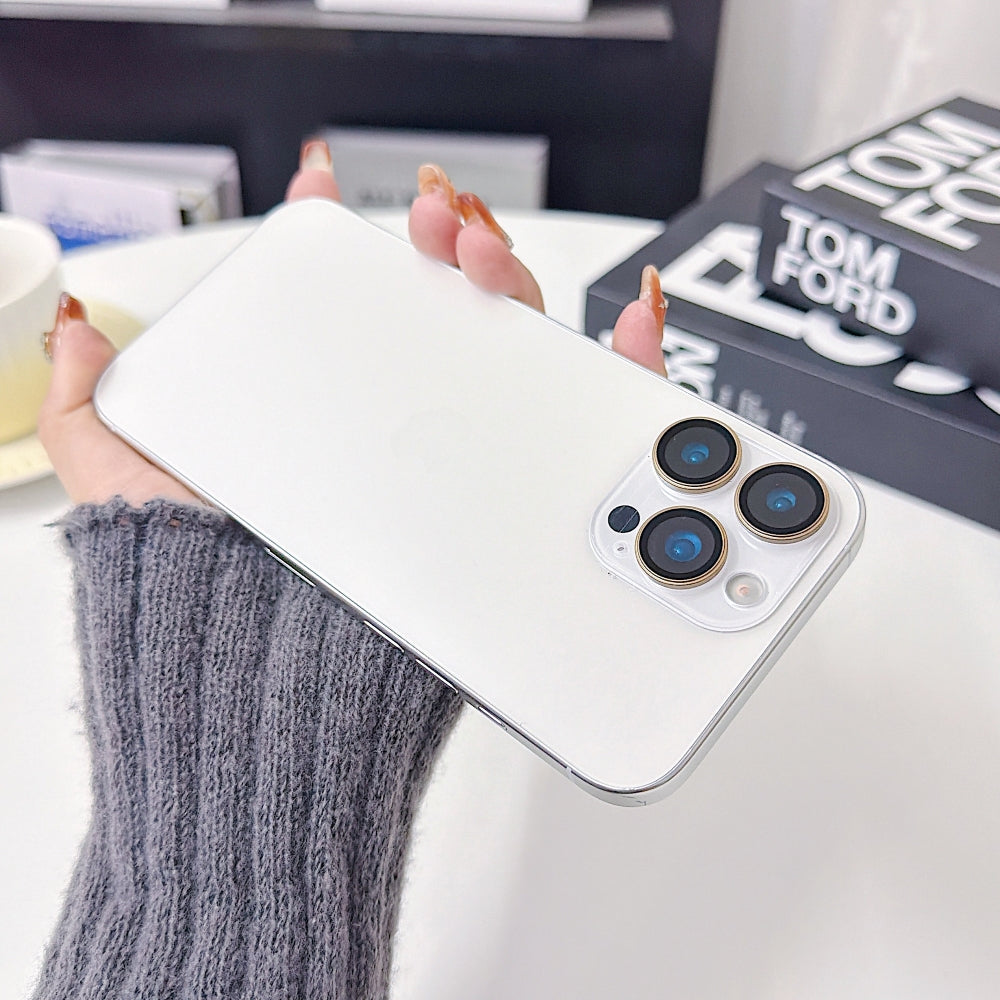 Camera Lens Protection Ring - iPhone Series AF+AF Anti-Reflection 3D Radian 9H Metal Aluminum Alloy