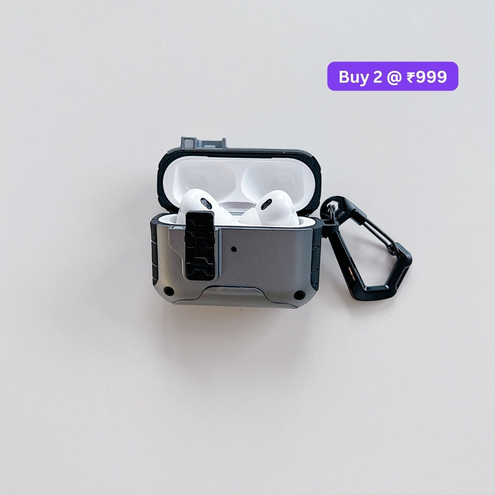 Anti-Scratch Protective PC (Hard) Airpod Case with Keychain Hook for Airpod Pro 2