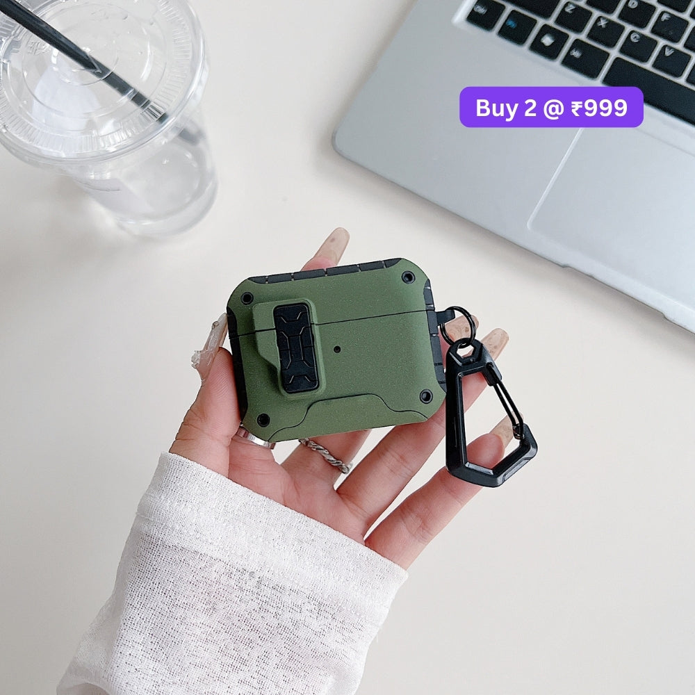 Anti-Scratch Protective PC (Hard) Airpod Case with Keychain Hook for Airpod Pro 2