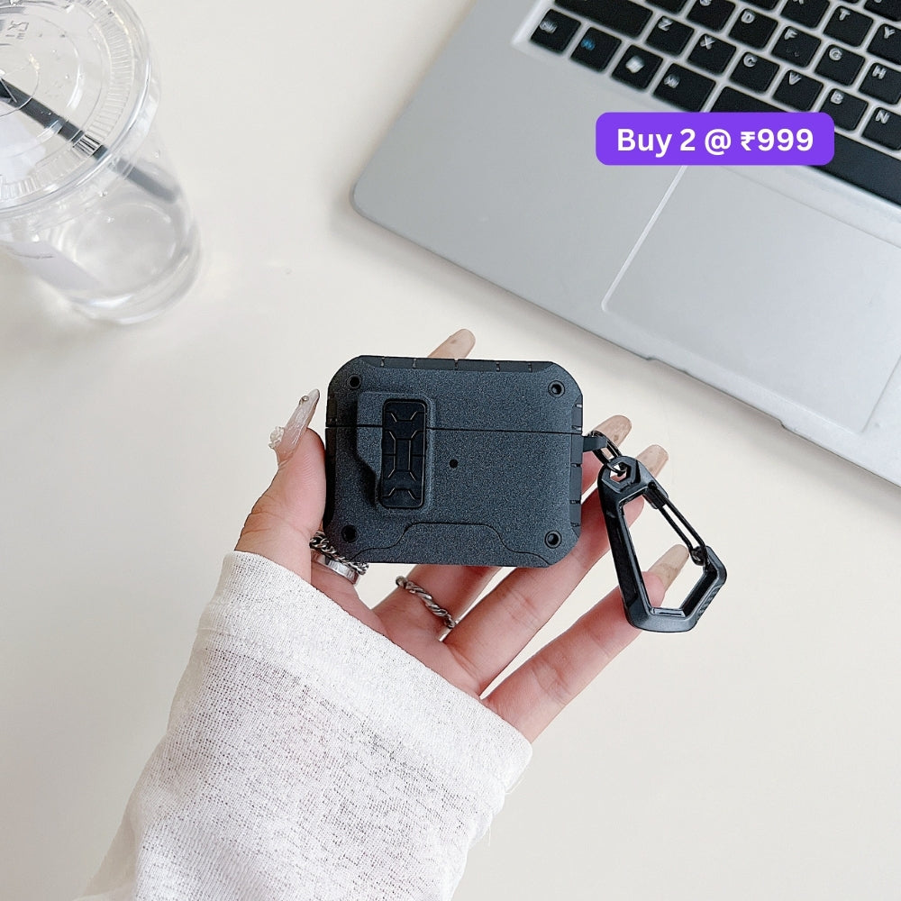 Anti-Scratch Protective PC (Hard) Airpod Case with Keychain Hook for Airpod Pro 2