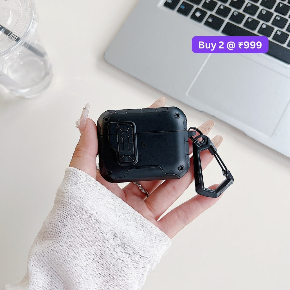 Anti-Scratch Protective PC (Hard) Airpod Case with Keychain Hook for Airpod Pro 2
