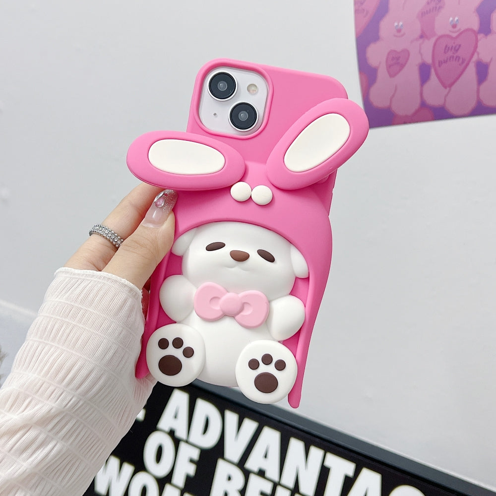 Anti-Slip Bunny Silicone Phone Case