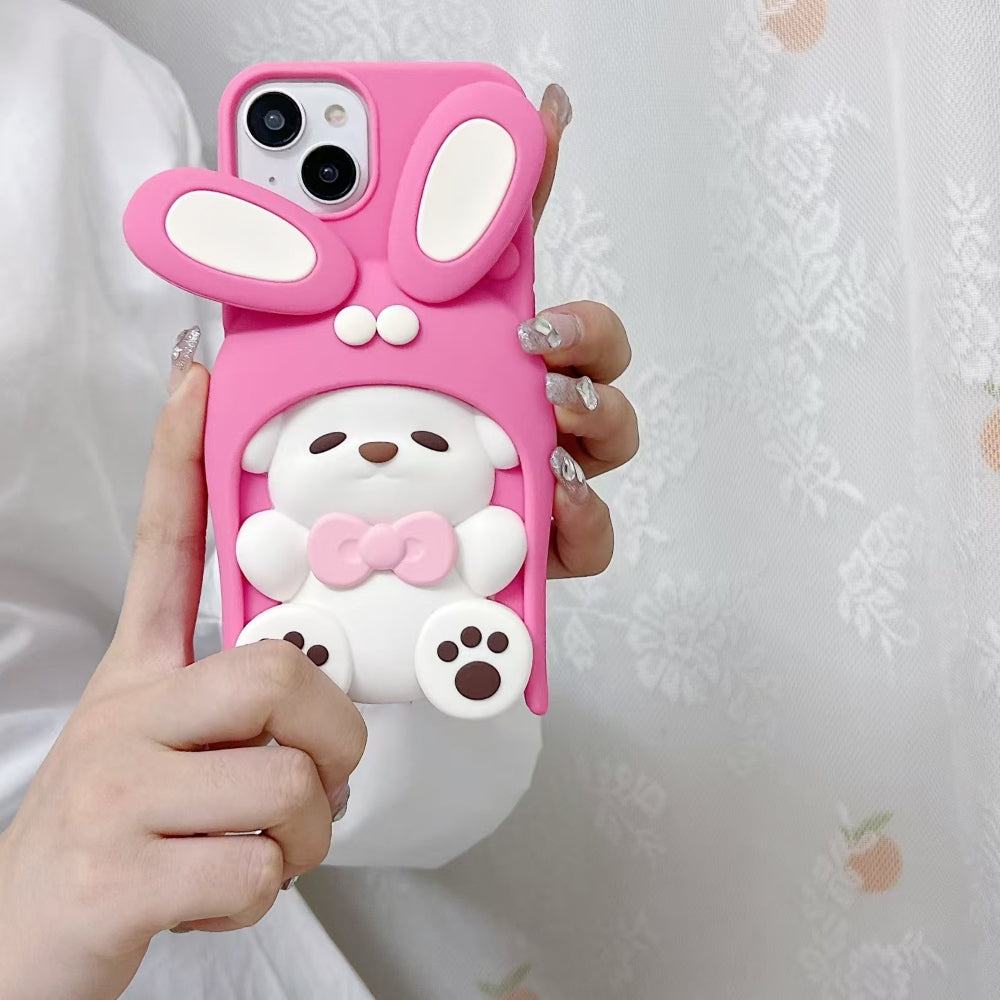 Anti-Slip Bunny Silicone Phone Case