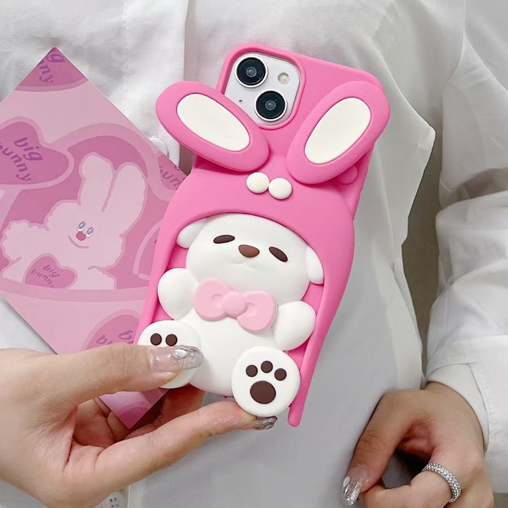 Anti-Slip Bunny Silicone Phone Case