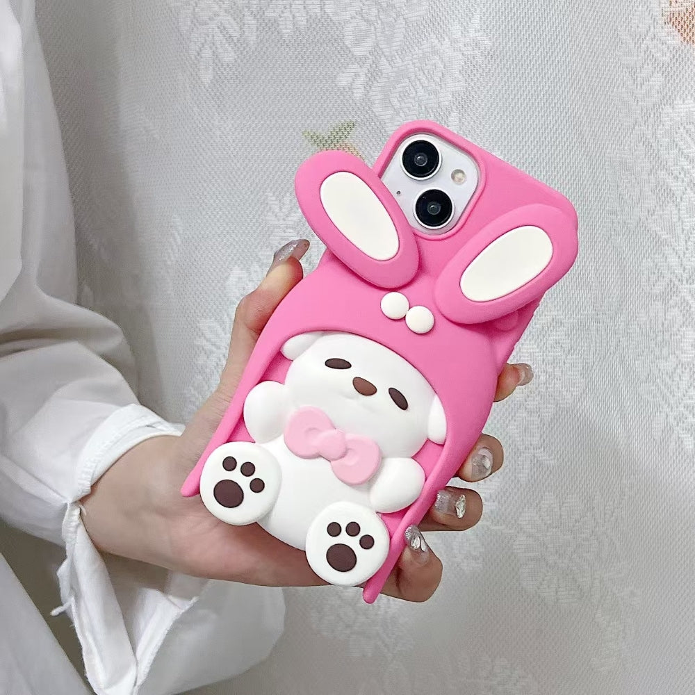 Anti-Slip Bunny Silicone Phone Case