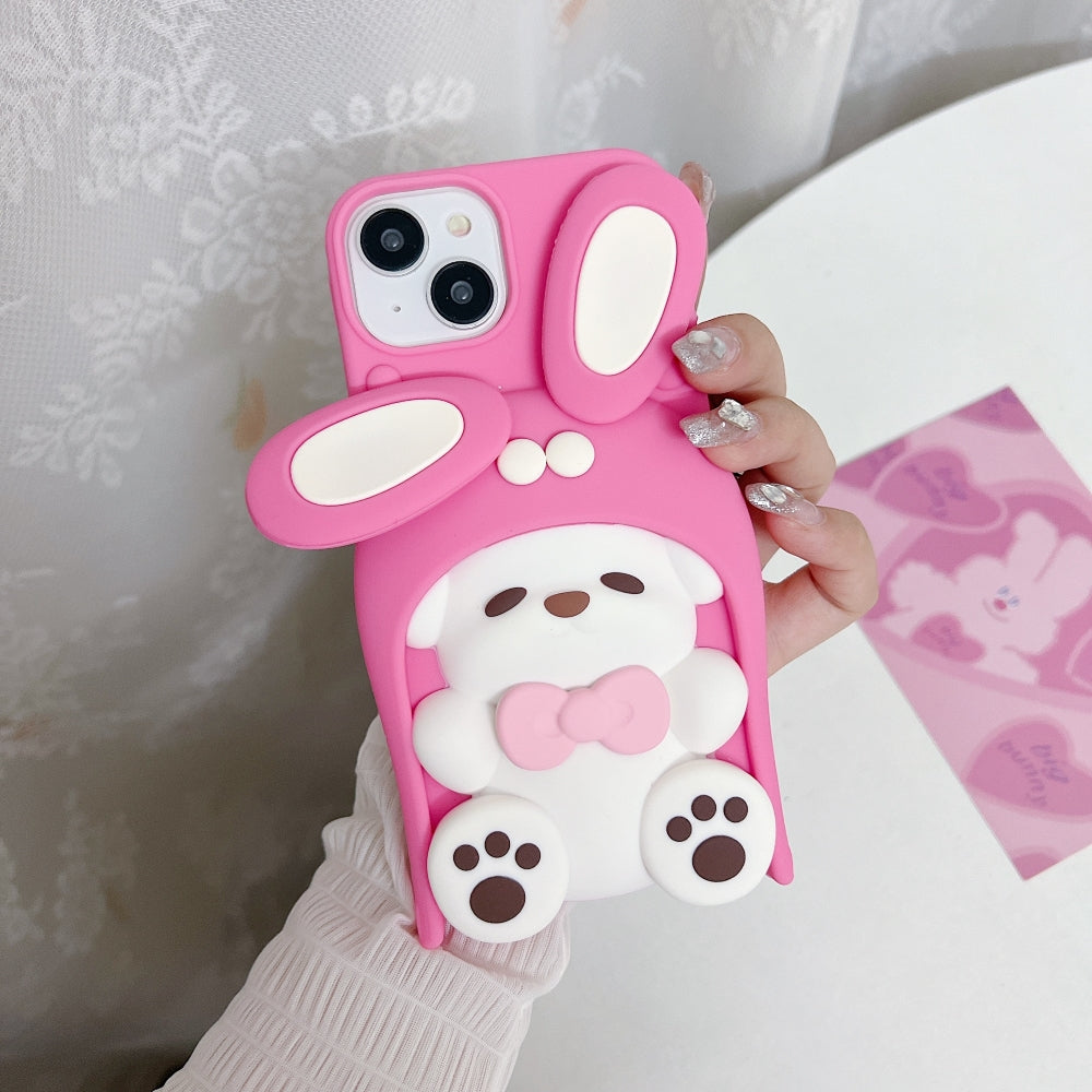 Anti-Slip Bunny Silicone Phone Case