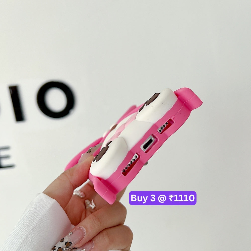 Anti-Slip Bunny TPU (Soft) Silicone Phone Case - iPhone 13 Pro Max