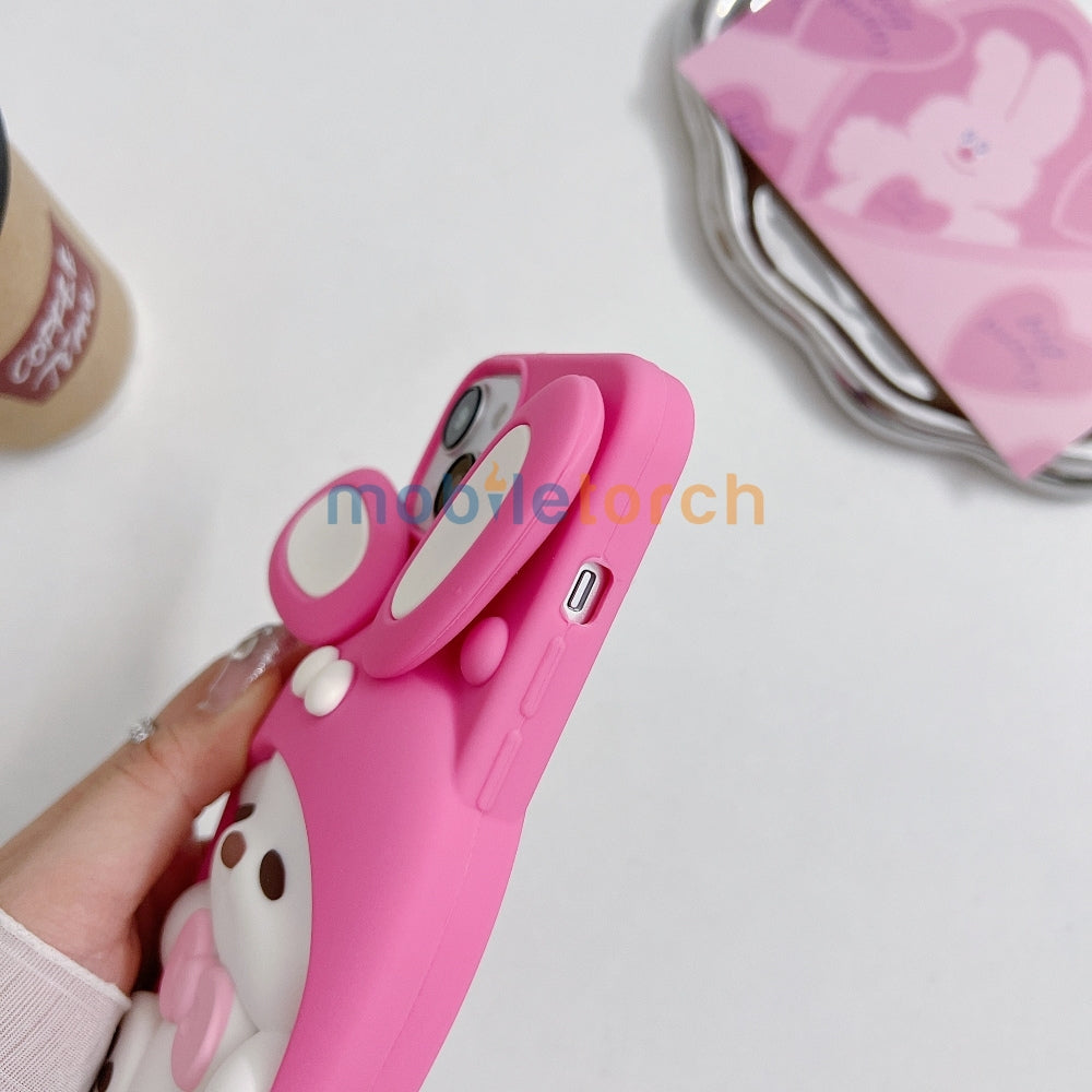 Anti-Slip Bunny TPU (Soft) Silicone Phone Case - iPhone 14 Pro