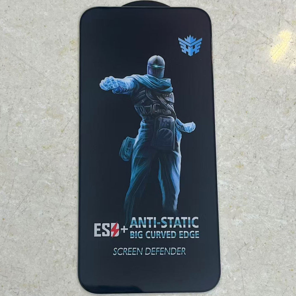 Anti-Static Big Curved Edge Tempered Glass (As Per Your Phone's Cover Model Selection)