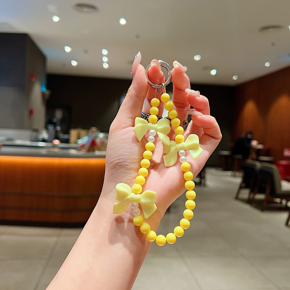 Bow Burst Beaded Phone Charm | Bracelet | Handbag Charm