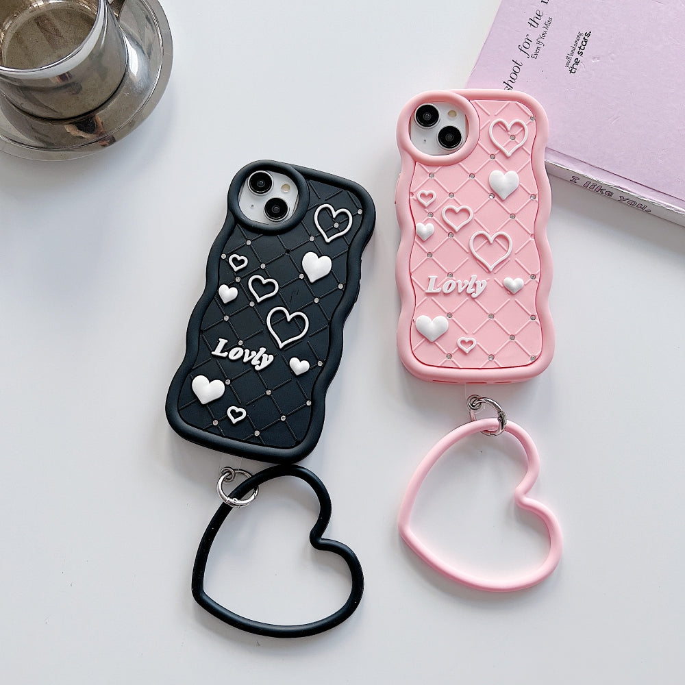 Bubble Heart Silicone Phone Case
