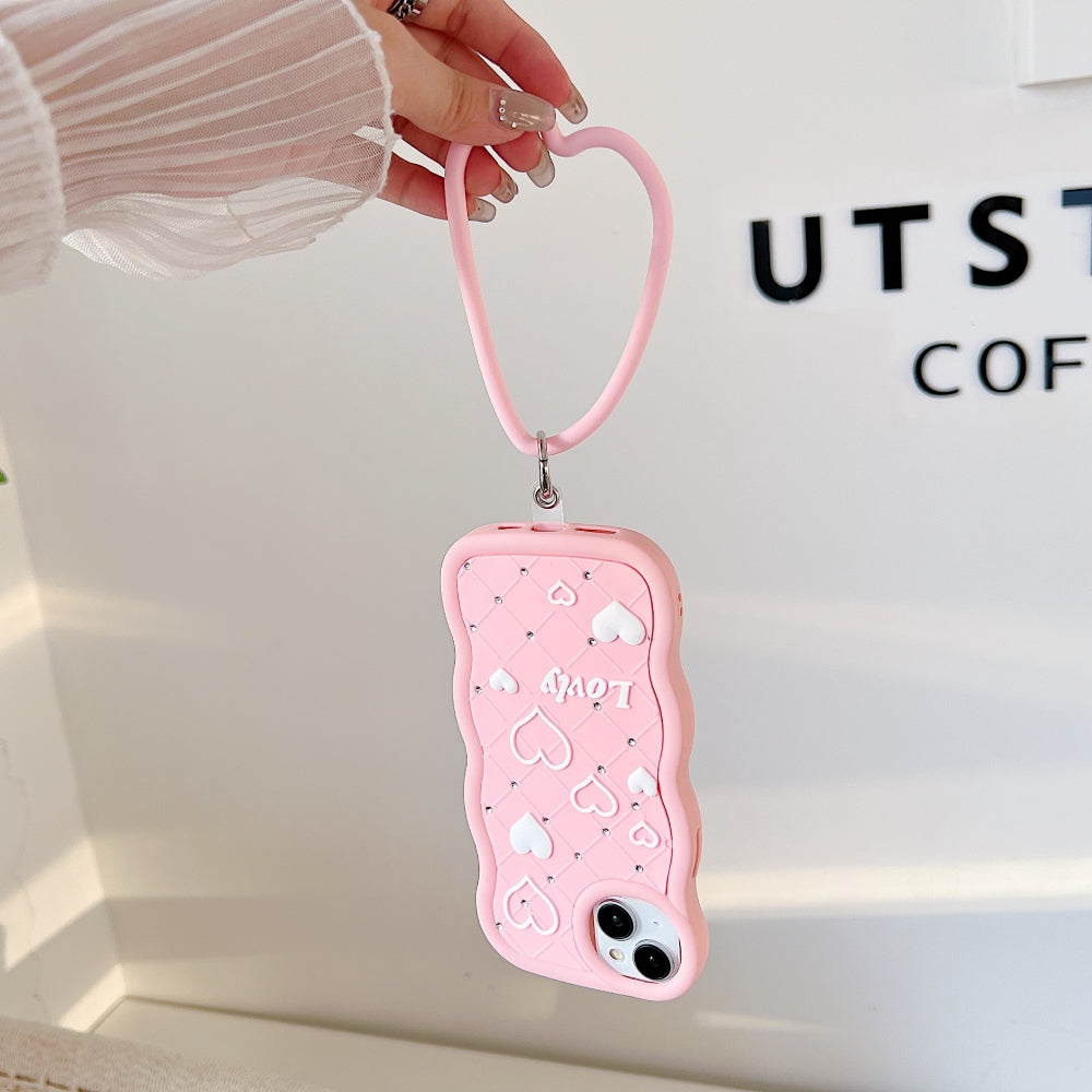 Bubble Heart Silicone Phone Case