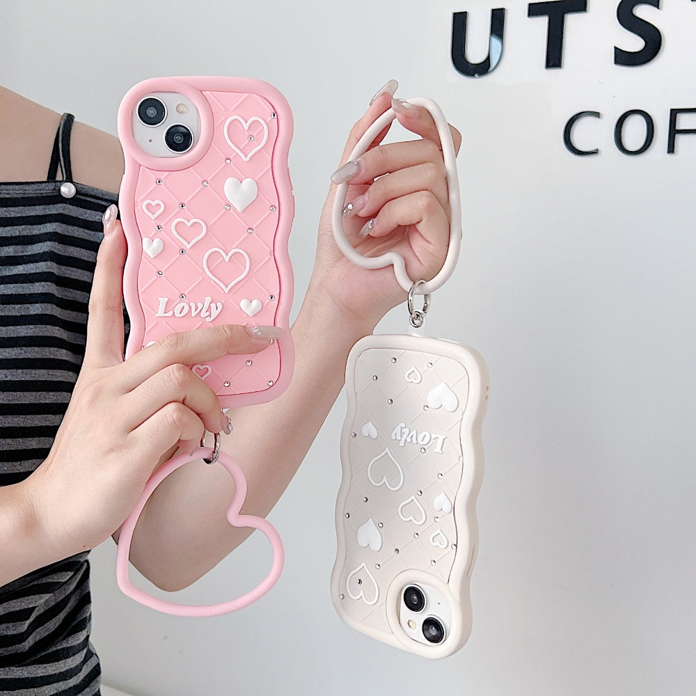 Bubble Heart Silicone Phone Case