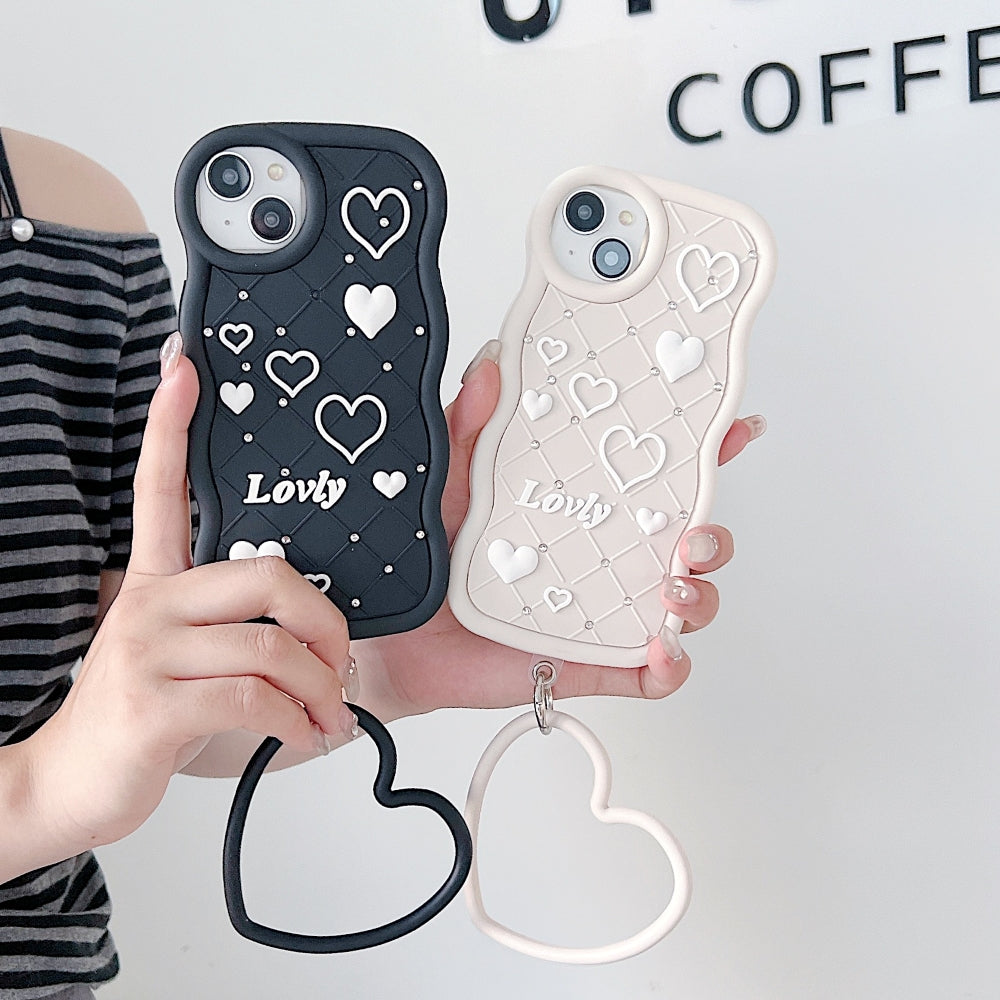 Bubble Heart Silicone Phone Case